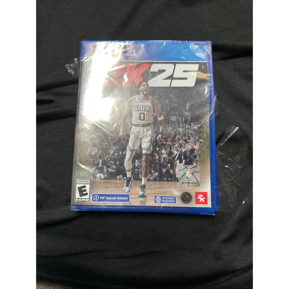 2K NBA 2K25 Video Game PS4 Blue New Sealed Jayson Tatum Cover PS5 Upgrade
